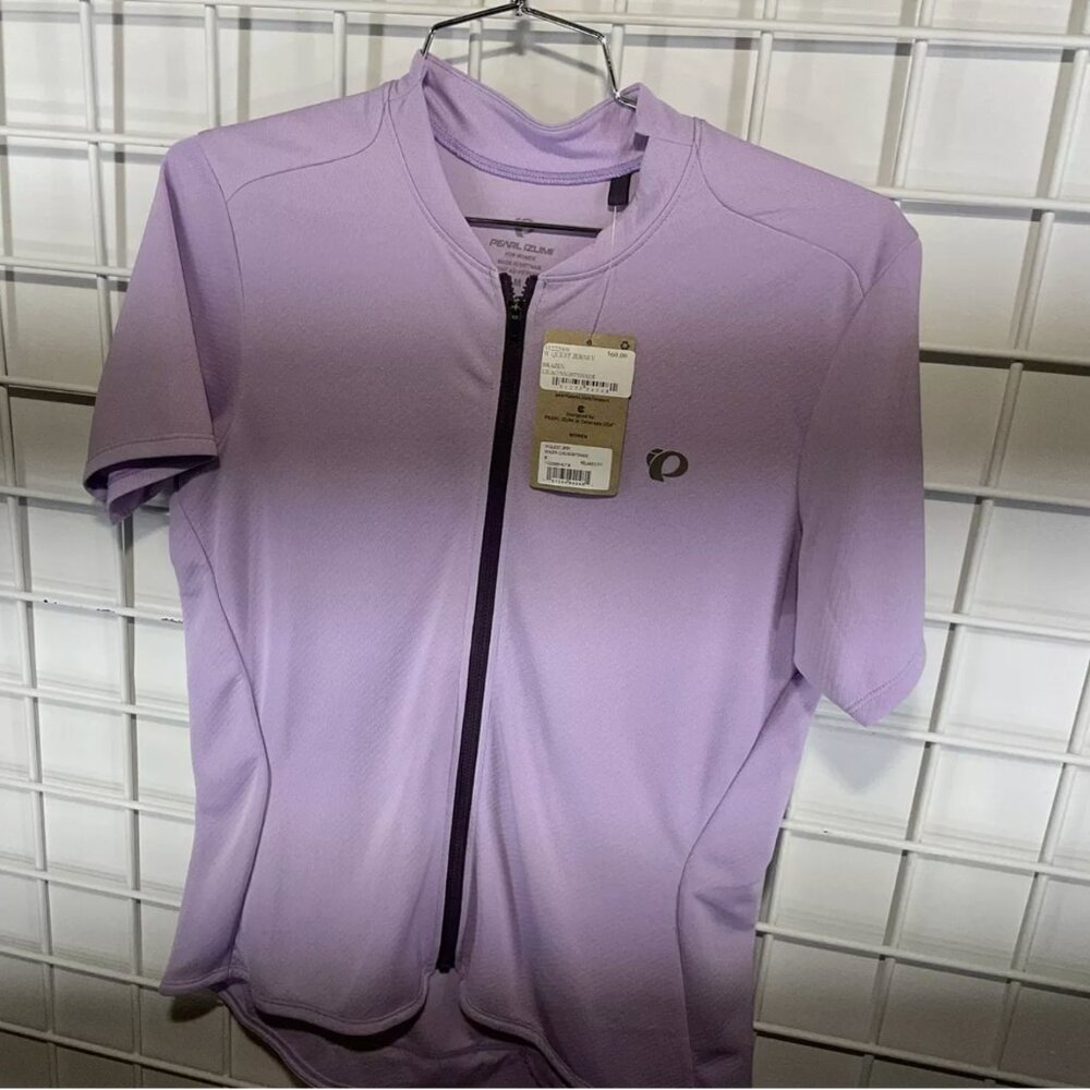 PEARL iZUMi Quest Cycling Jersey - Women's Medium Lilac/Nightshade $60